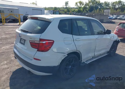 2014 BMW X3 xDrive35I z USA, uszkodzony, nr VIN 5UXWX7C59E0E82918